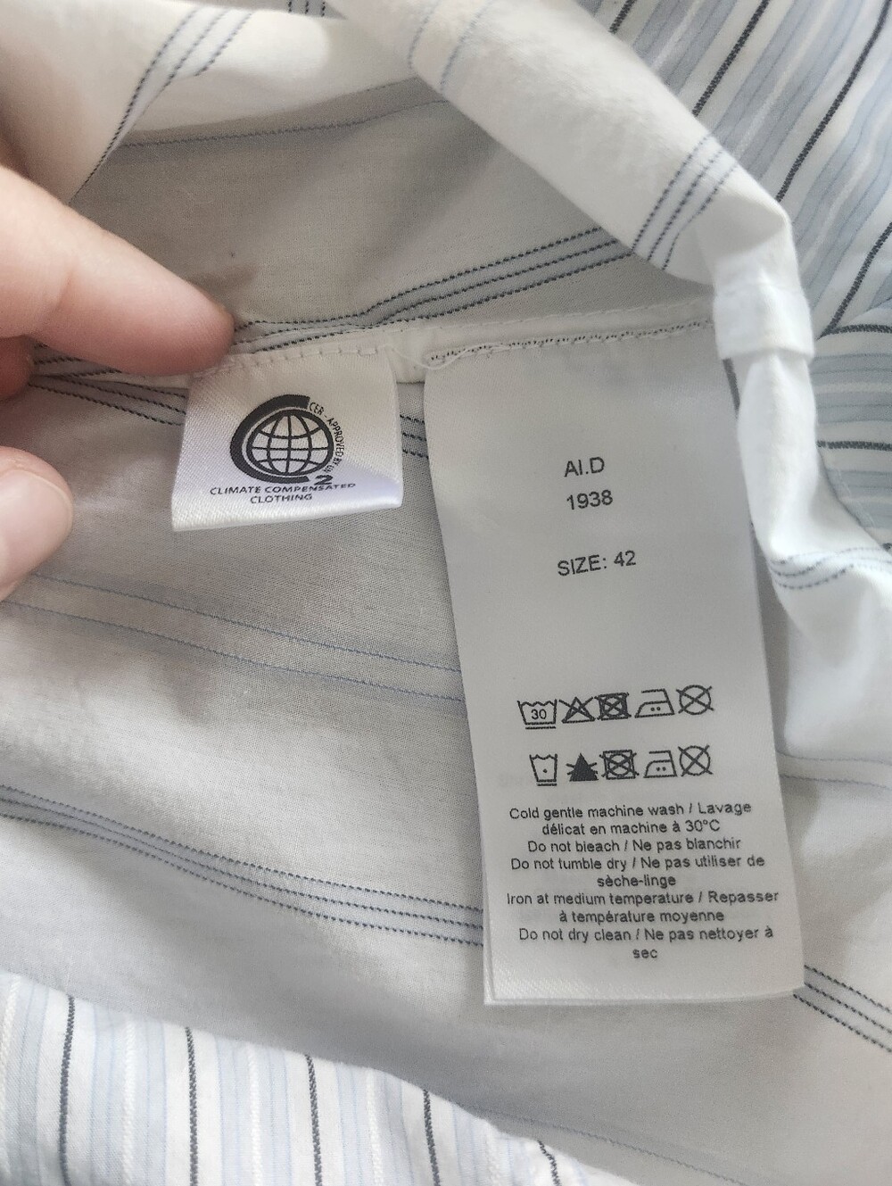 Ganni Striped Cotton Poplin Button Down Shirt - Picture 5 of 10